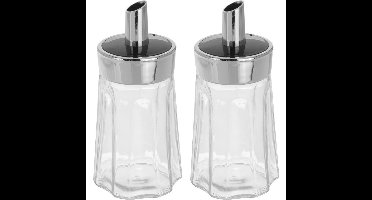Suikerstrooier/suikerdispenser - 2x - 175 ml - Suikervaatje - horeca / restaurant / thuis