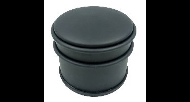 Svenska Living Deurstopper - rond - mat zwart - 10 x 8 cm - 1 kg