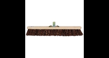 Talen Tools Bezemkop - buitenbezem - bruin - hout/natuurvezel - 60 cm