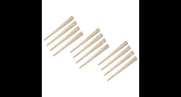 Tentharing - 12x - hout - 40 cm - tentpennen/zandharing