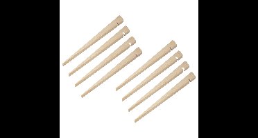 Tentharing - 8x - hout - 40 cm - tentpennen/zandharing