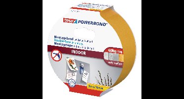 Tesa Montagetape - dubbelzijdig - draagkracht 60 kg - 5 meter