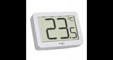 TFA Binnen Thermometer - digitaal - kunststof - wit - 6 x 2 x 4 cm