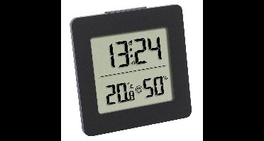 TFA Dostmann digitaal weerstation - zwart - hygrometer - thermometer - voor binnen