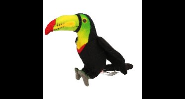 Toekan knuffel vogel 15 cm