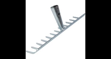 Tuinhark - 12 tanden - verzinkt - 30 cm - zonder steel