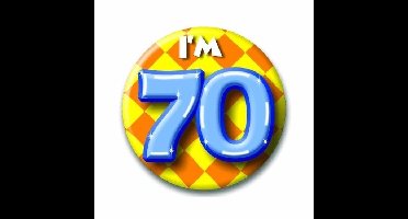 Verjaardags broche Im 70