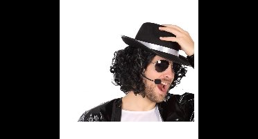 Verkleed hoofdmicrofoon - headset - Carnaval/thema accessoires - popsterlook