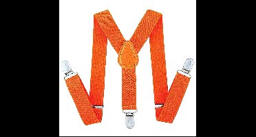 Verkleed party bretels - oranje supporters - koningsdag - voor volwassenen