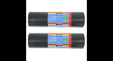 Vero Afvalzakken/vuilniszakken met trekband - 36x stuks - 60 liter - Extra sterk
