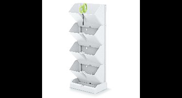 Verticale kruidentuin - modulair - wit - 20 x 11 x 48 cm