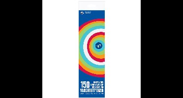 Vlechtstroken - 150x st - 48,5 cm - papier - hobby knutselen materialen