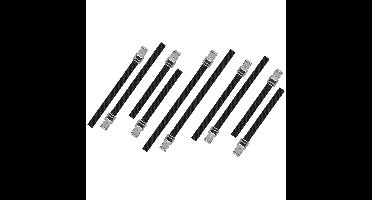 Voordeelset van 10x stuks caravan/camper fietsen spanbanden 30/50/75 cm