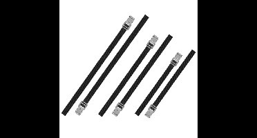 Voordeelset van 6x stuks caravan/camper fietsen spanbanden 75/100/150 cm