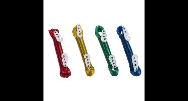 Waslijn - 20 meter - PVC - goudgeel - drooglijn / waslijndraad - wasgoed ophangen - met 2 haakjes