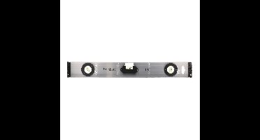 Waterpas 40 cm - 3 libellen - gereedschap - zilver