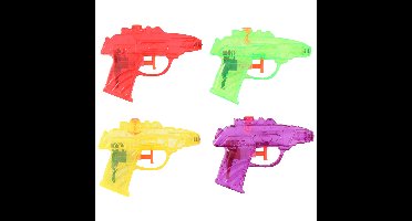 Waterpistool/waterpistolen setje 4 stuks 11,5 cm