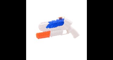 Waterpistool/waterpistolen wit/blauw 27 cm