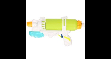 Waterspeelgoed waterpistool/waterpistolen voor kinderen 34 cm groen/wit