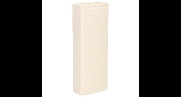 Waterverdamper - warm wit - keramiek - 400 ml - radiatorbak luchtbevochtiger - 7,4 x 18,6 cm