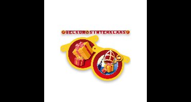 Welkom Sinterklaas letterslinger karton 210 cm