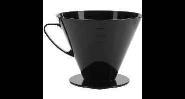 Westmark Koffie filter - maat 6 - zwart - kunststof - koffiefilterhouder - voor onderweg