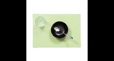 Wicotex luxe Placemats Plain - mintgroen - 43 x 30 cm - Met anti slip laag - Teflon coating topla