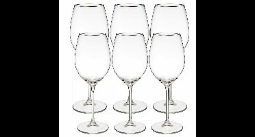Wijnglazen set Lina - 12x - voor rode en witte wijn - 41 CL - 54 CL