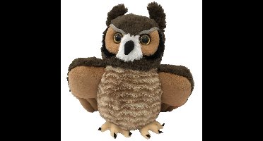 Wild Republic knuffel oehoe uil - knuffeldier - 30 cm - pluche - polyester