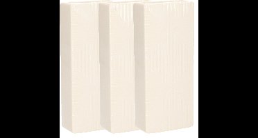 Witte luchtbevochtigers/waterverdampers 3x stuks aardewerk