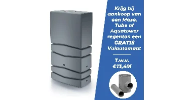 Aqua tower regenton 350 liter grijs