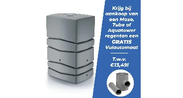 Aqua Tower regenton 450 liter grijs