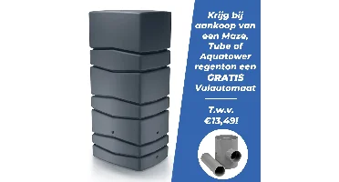 Aqua Tower regenton 650 l antraciet