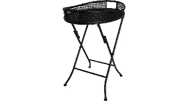 Bijzettafel levi l55b38h62cm zwart