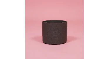 Bloempot Era Rond 14 Mat Donkergrijs Grijs Zand Mica Decorations