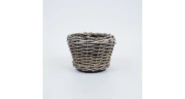 Drypot Rotan Grijs d24h18cm