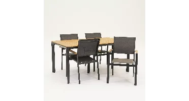 Tuinstoel Arezzo met Arezzo tafel 160 x 90 cm