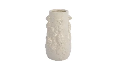 Vaas porselein d15h24.5cm off-white