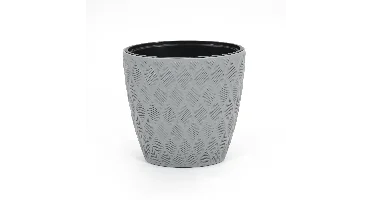 Vita bloempot Flow ellipse 60 grijs