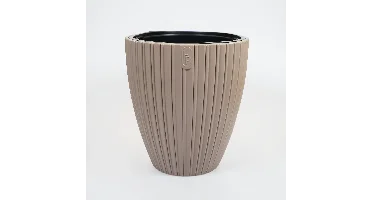 Vita bloempot Mika 40 taupe