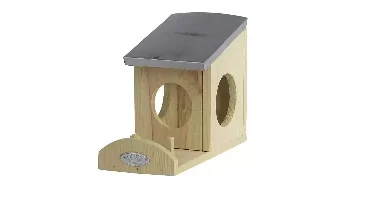 Voederhuis eekhoorns hout