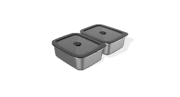 Weber Works Prep Containers Set van 2 Voorbereidingsbak BBQ Voorraadbak