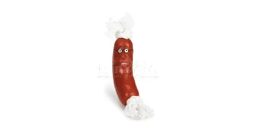 Beeztees Hondenspeelgoed Worstje met Touw 25cm
