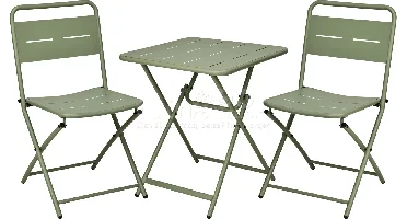 Bistroset 3-delig Mat Groen