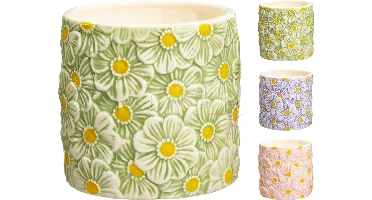 Bloempot Flower 10cm Assorti 1st