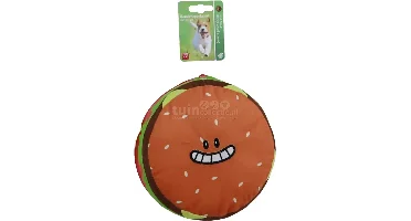 Boon Hondenspeelgoed Hamburger Smiley met Pieper