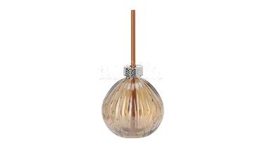 Drinkglas Kerstbal met Rietje Brons