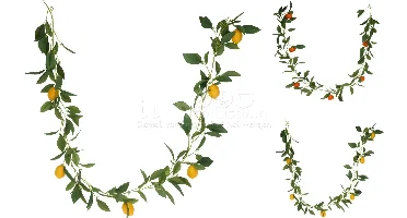 Guirlande Citrusfruit 180cm Assorti 1st