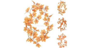 Guirlande Herfstbladeren Oranje 175cm Assorti 1st