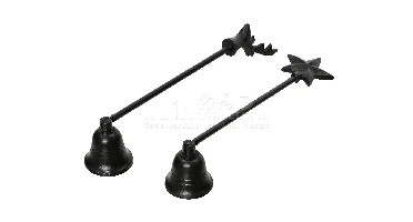 Kaarsendover Aluminium Zwart Assorti 1st